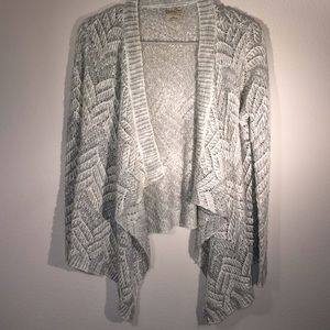 Lucky Brand Silver Shawl/Shrug